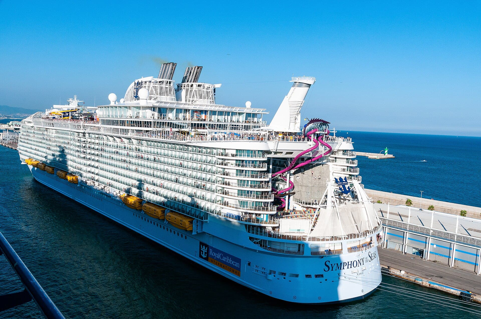 Symphony of the Seas en puerto